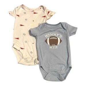 Kyle + Deena Baby Boys 0-3m Mommy’s MVP 2pcs onesies set